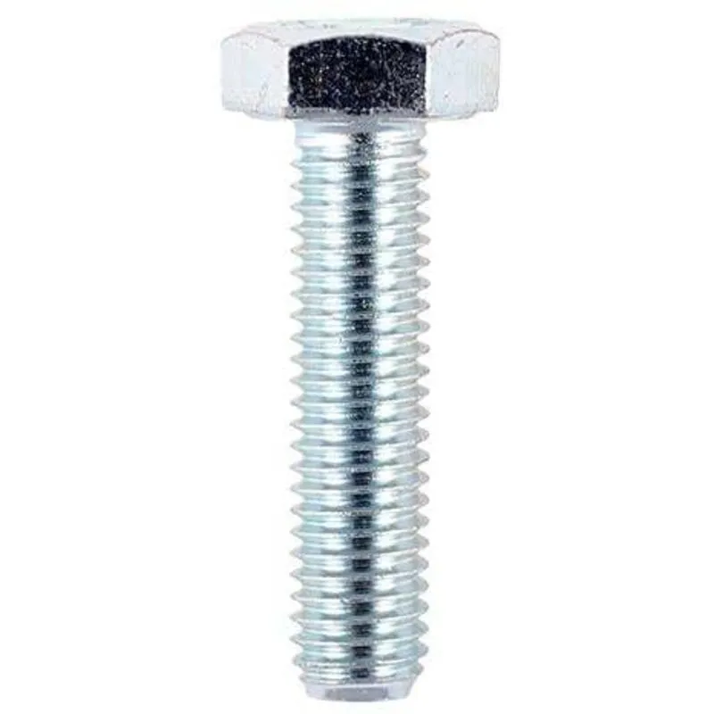 Timco - M8 x 80mm Hexagon Head Tensile Zinc Set Screw Grade 8.8 - 200