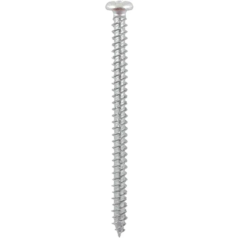 Concrete Screws Flat Countersunk Silver - 7.5 x 80 - Timco