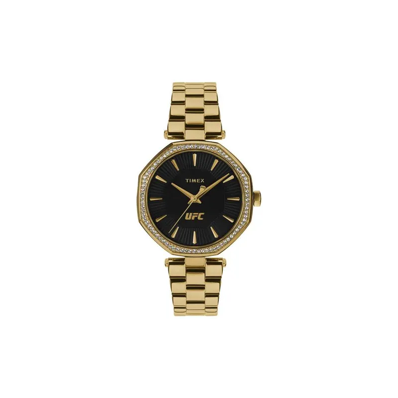 Timex Women's TW2V83100 Ufc 36mm Quartz Watch in Gold Gold One Size female