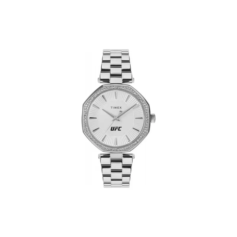 Timex Women's TW2V83200 Ufc 36mm Quartz Watch in Silver Silver One Size female