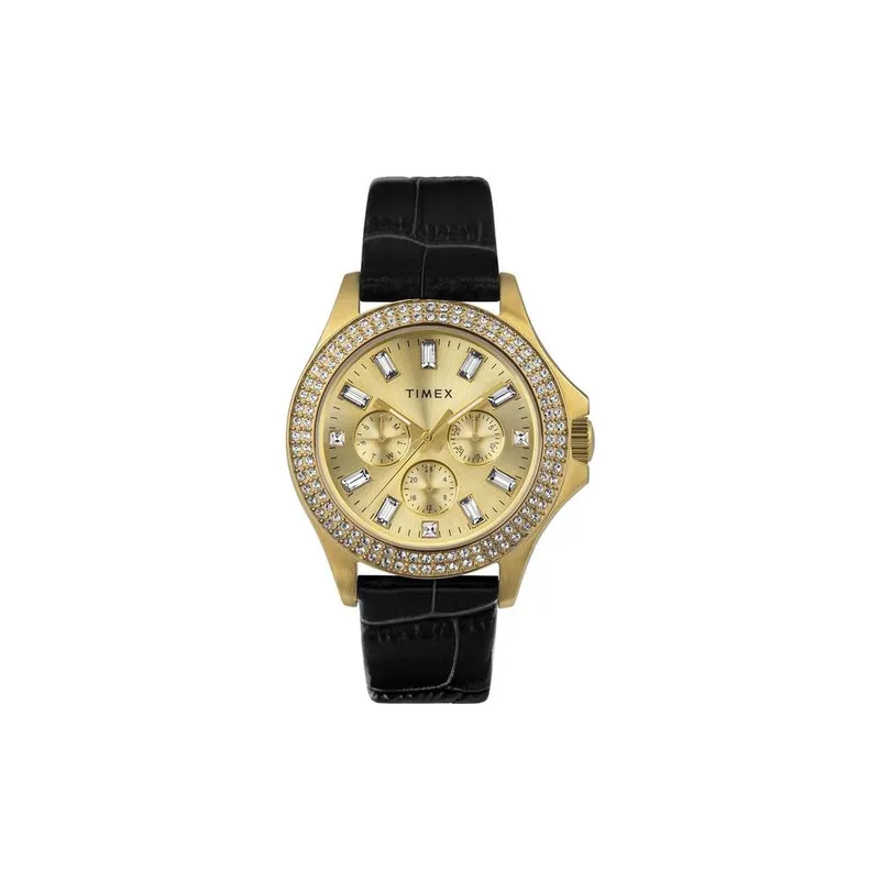 Timex Women's TW2W10900 Classic 40mm Quartz Watch in Black - Black