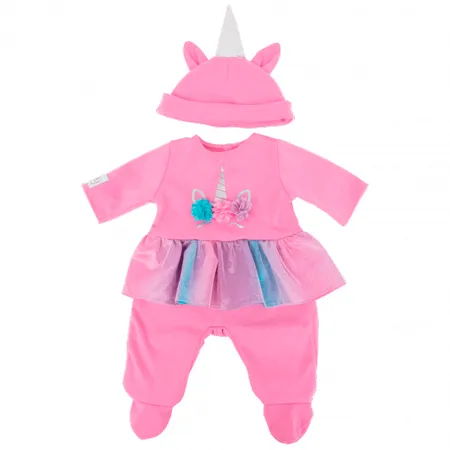 Tiny Treasures Tiny Treasure Pink Unicorn Doll Clothes