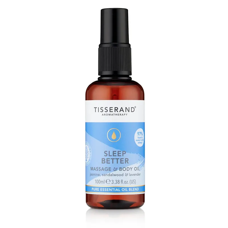 Tisserand Aromatherapy Sleep Better Body Oil in Clear Clear