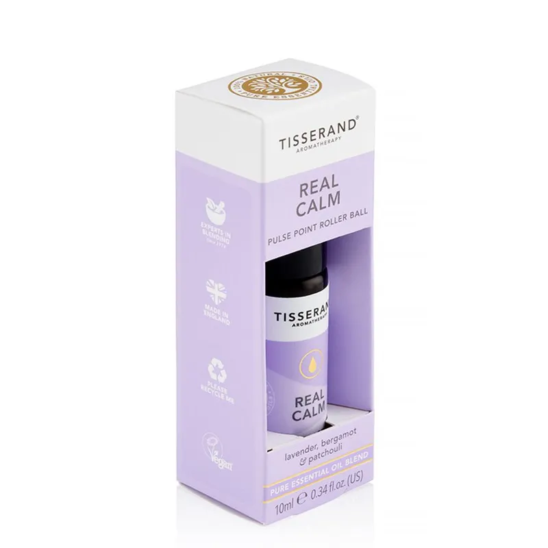 Tisserand Aromatherapy Real Calm Roller Ball in Clear - Clear - Size: One Size