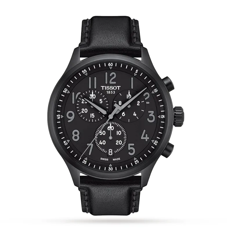 Tissot Chrono XL Vintage 45mm Mens Watch Black