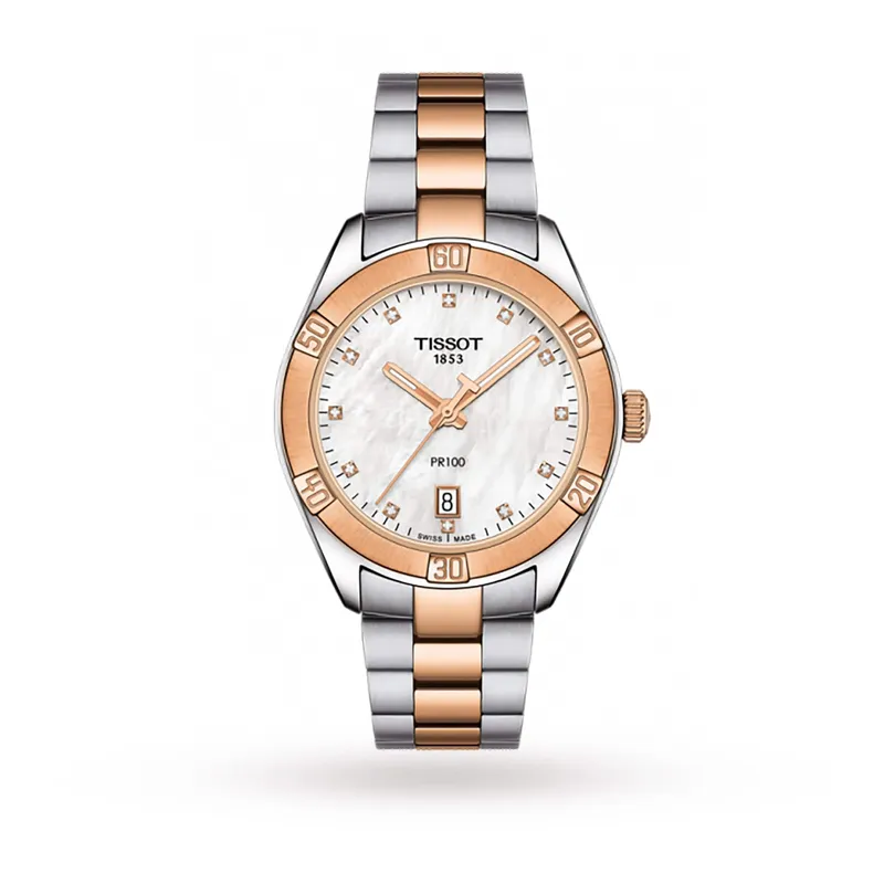 Tissot Ladies T-Classic PR 100 Sports Chic Pearl Watch T101.910.22.116.00