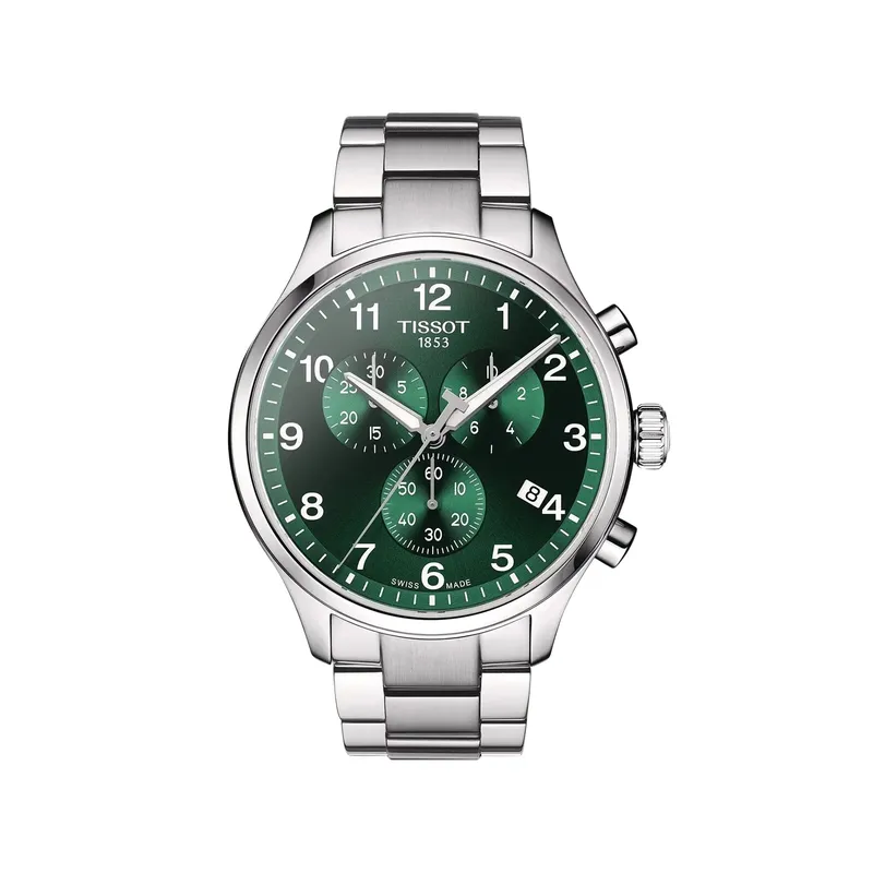 Tissot Mens Chrono Xl Classic Green Dial Watch T116.617.11.092.00