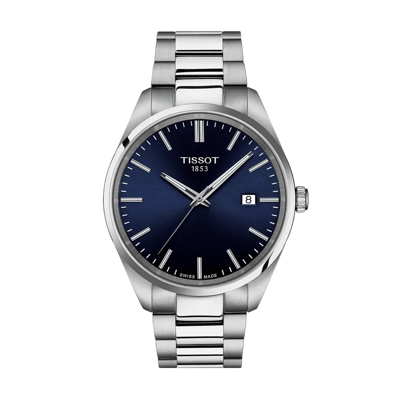Tissot PR100 Blue 40mm Mens Watch