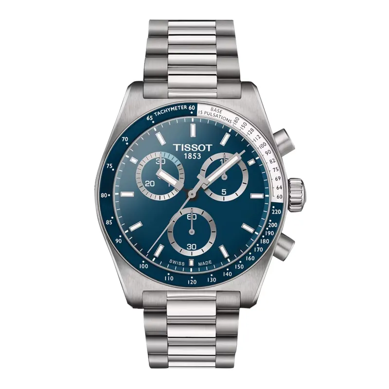 Tissot PR516 Blue Dial Chronograph Watch T149.417.11.041.00