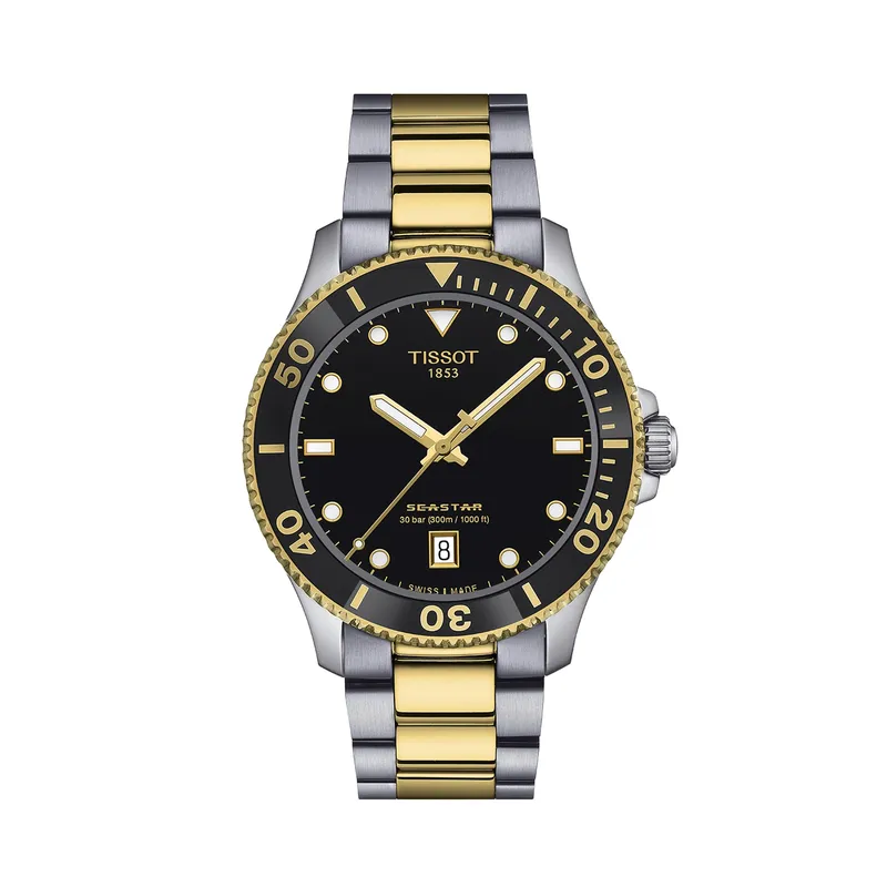 Tissot Seastar 1000 Two Tone Watch T1204102205100