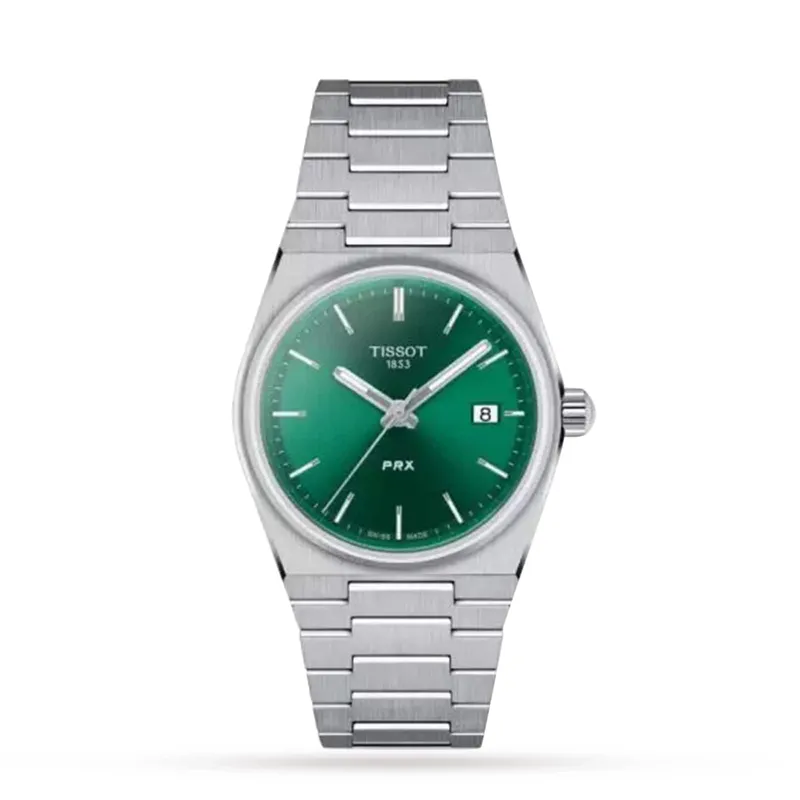 Tissot Unisex Prx 35mm Green Dial Watch T137.210.11.081.00