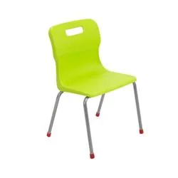 Titan 4 Leg Chair Size 4 - 380mm Seat Height - Lime - T14-L
