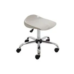 Titan Swivel Senior Stool - 465-555mm Seat Height - Grey - T33-GR