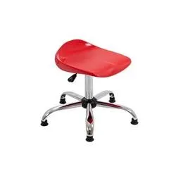 Titan Swivel Senior Stool - 465-555mm Seat Height - Red - T33-RG