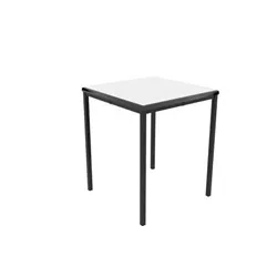 Titan Table : 600 X 600 X 590 : Grey/Black