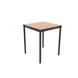 Titan Table : 600 X 600 X 640 : Beech/Black