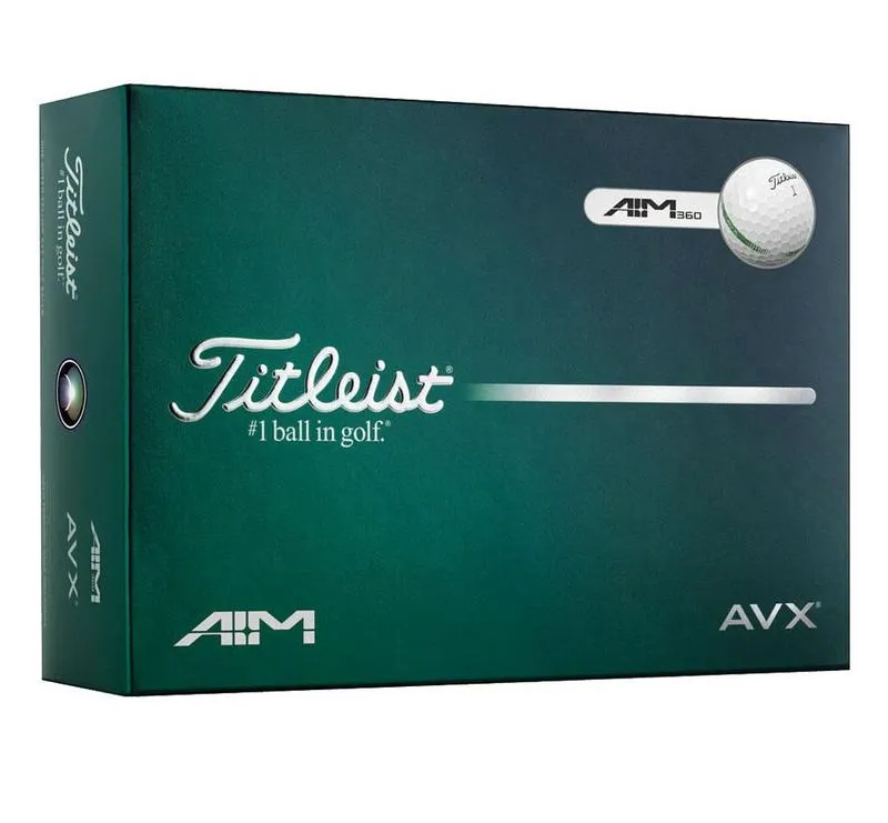 Titleist Avx Aim 360 White Golf Balls