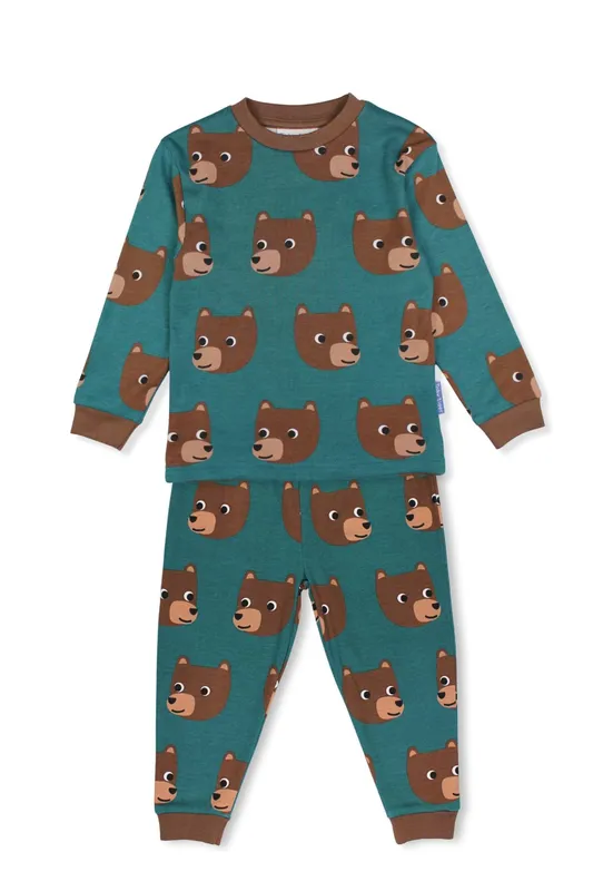 Toby Tiger Kids 100% Cotton Bear Print Pyjamas