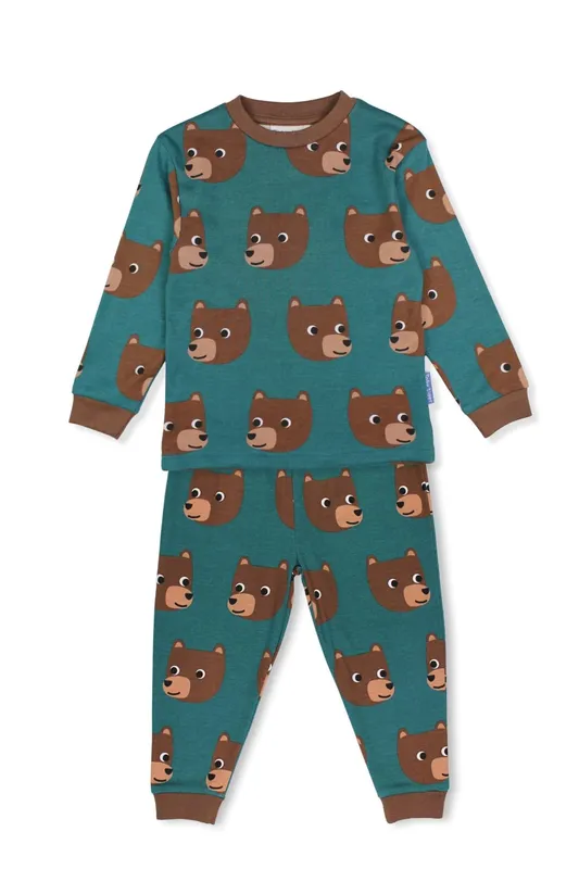 Toby Tiger Kids 100% Cotton Bear Print Pyjamas