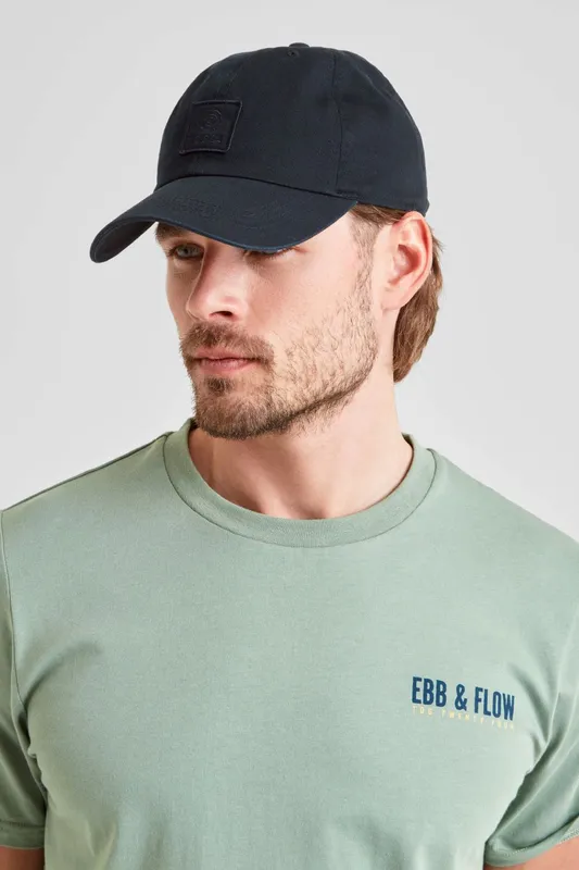 TOG24 'Johan' Baseball Cap in Dark Indigo Dark Indigo One Size