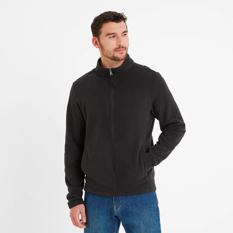 Tog24 Revive Mens Fleece Jacket Black - Size Medium