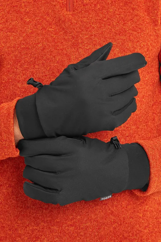 TOG24 'Tornado' Powerstretch Gloves in Black Size: S/M Black S/M