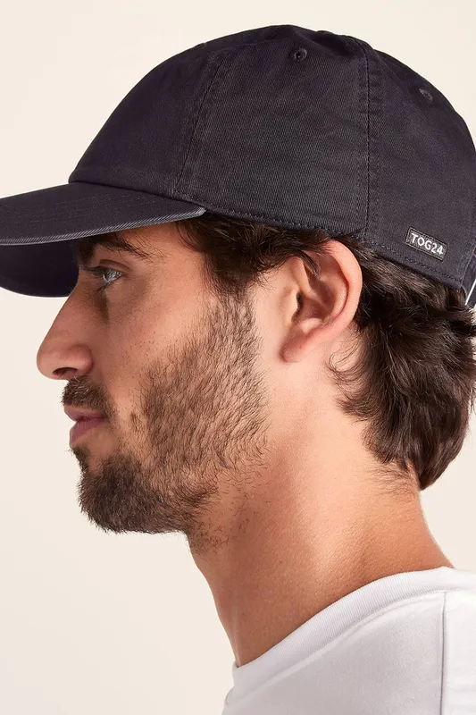 TOG24 Unisex 'Tarley' Baseball Cap in Dark Grey - Dark Grey