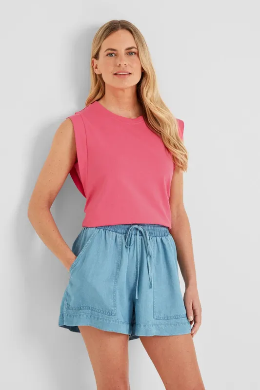 TOG24 Women's 'April' Vest in Baby Pink Size: 16 Baby Pink 16