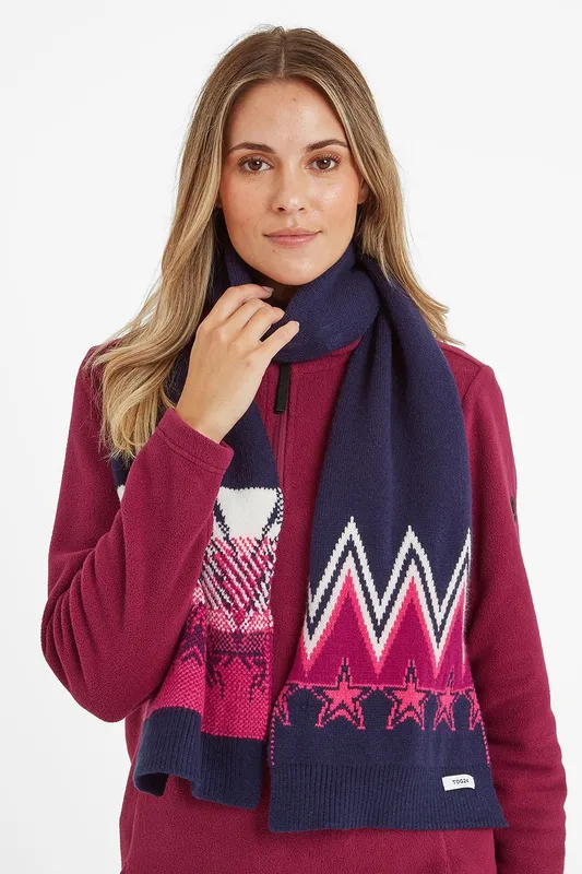 TOG24 Women's 'Baindon' Scarf in Mid Blue Mid Blue One Size