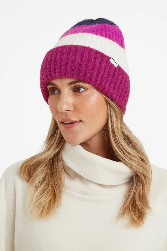 TOG24 Women's 'Desmon' Knitted Hat in Purple Purple One Size