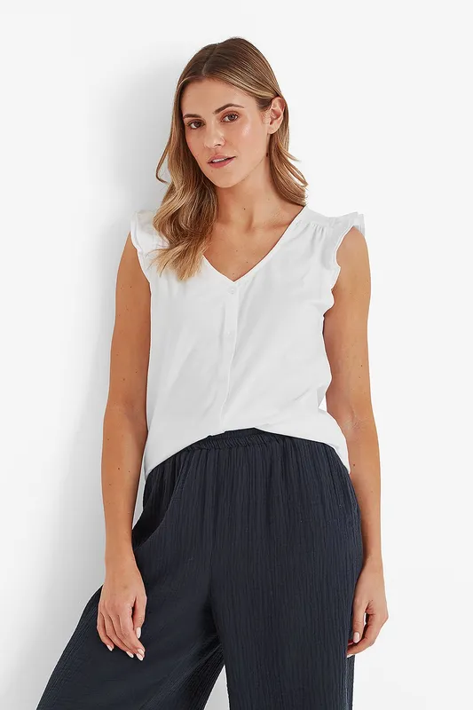 TOG24 Women's 'Eleanor' T-Shirt in White Size: 24 White 24