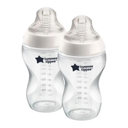 Tommee Tippee Natural Start 3+ Month Baby Feeding Bottle â 2 x 340 ml