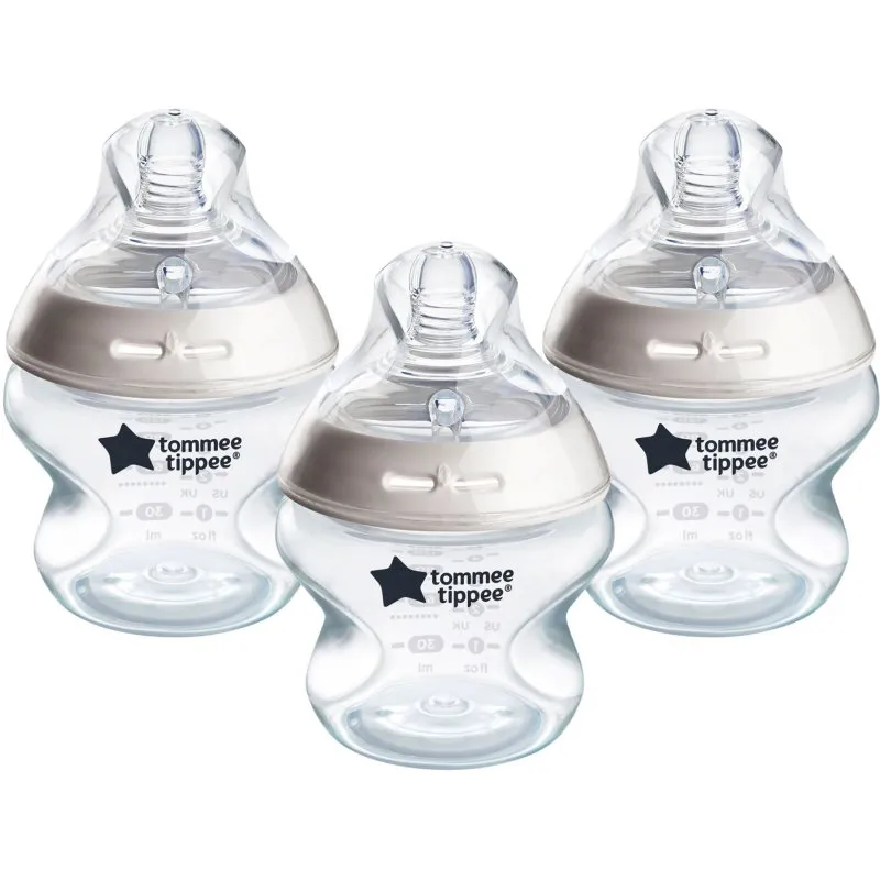 Tommee Tippee Natural Start 0+ Months Baby Bottles Set – 3 x 150 ml