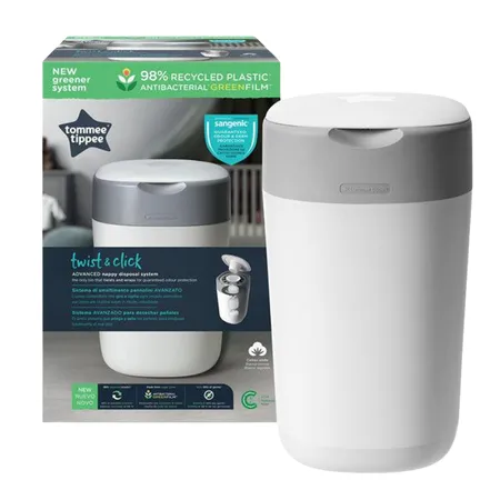 Tommee Tippee Twist & Click Advanced Nappy Disposal Bin