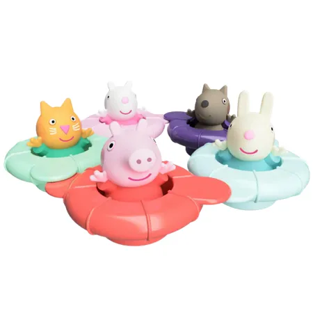 Tomy Toomies Peppa Pig Pool Party Bath Toy Set