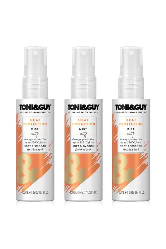 Toni & Guy Women's Soft & smooth finished look heat protection mist, 150ml in Clear Clear