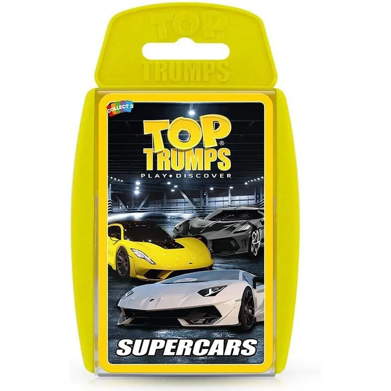 Top Trumps Supercars Card Game Multicolor