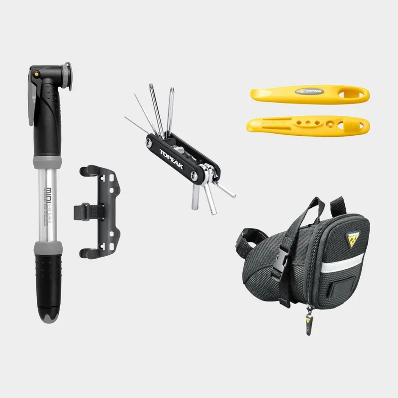 Topeak Deluxe Cycling Accessory Kit, Black One Size