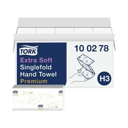 Tork Singlefold Hand Towel H3 White 3000 Sheets