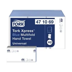 Tork Xpress Multifold Hand Towel H2 Blue 3000 Sheets