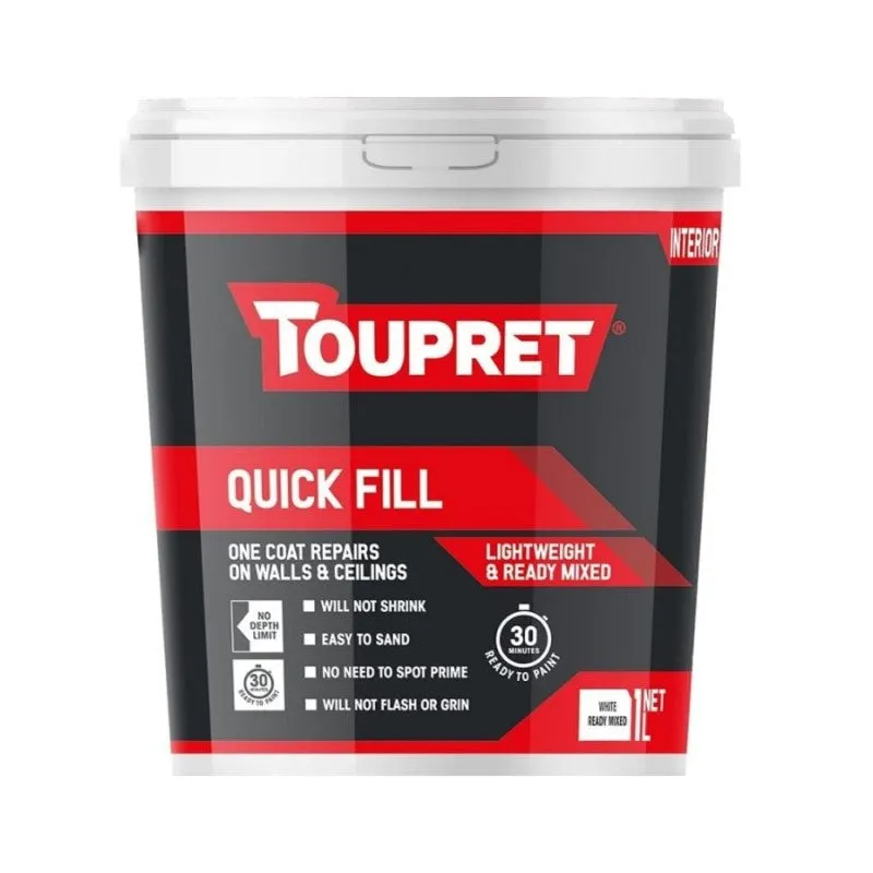 Toupret TTREDLP04GB Quick Fill (Interior) - 4 litre
