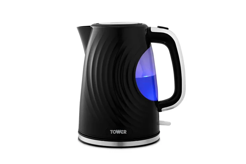 Tower 1.7L Kettle, Sonar, 3KW, T10083BLK, Textured Black Size: A Black A