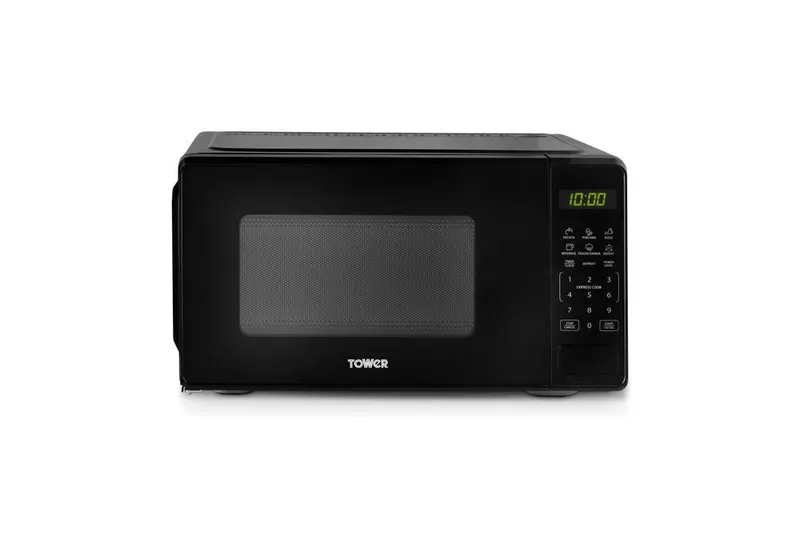 Tower 20L 800W Microwave in Black Black