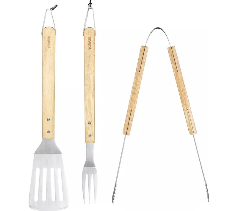 Tower 4 Piece Bbq Tools Set - Stainless Steel