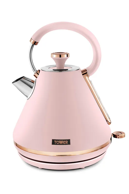 Tower Cordless Kettle, T10044PNK - Cavaletto 1.7L 3KW Fast Boil in Pink in Baby Pink Baby Pink