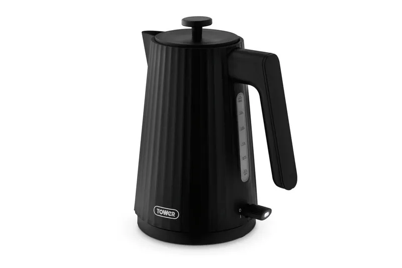 Tower Ecoform 1.7L 3kW Kettle in Black Black