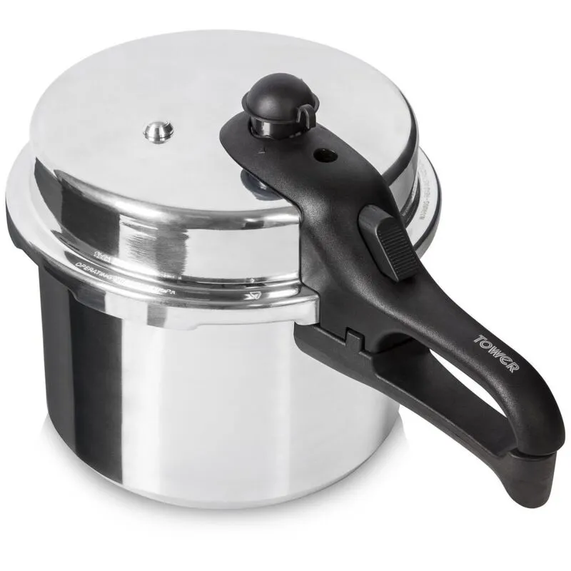 Tower Hi Dome Aluminium Pressure Cooker 6 Litre