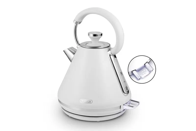 Tower Mirage 1.7L Variable kettle in White Size: A White A