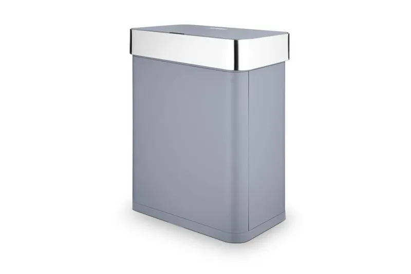 Tower Sensor Bin, 60 Litre Capacity, Compact, Automatic Close, Grey T938020GRY Size: A Grey A