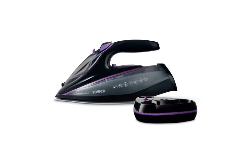 Tower T22036LIL Ceraglide XL AI Pro Cord Cordless Steam Iron 3100W